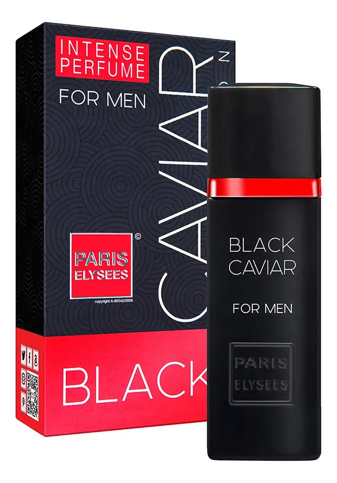 Perfume Black Caviar Paris Elysees Masculino Intense 100ml