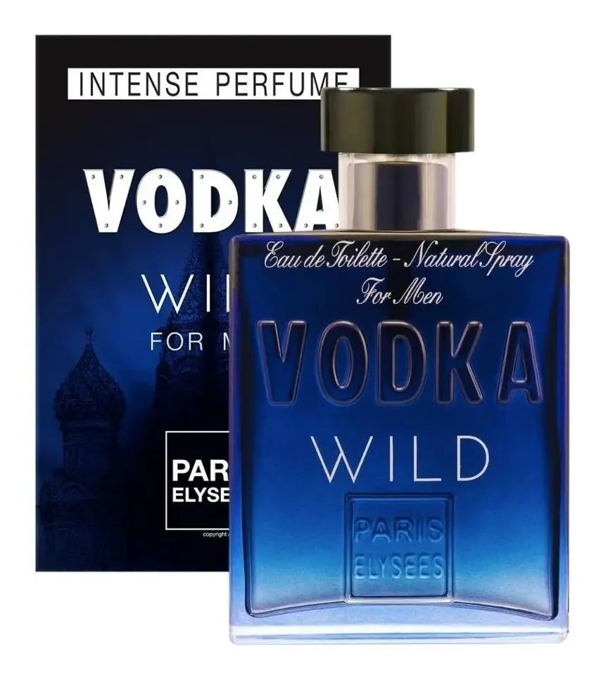 Perfume Vodka Wild Paris Elysees Masculino Intense 100ml
