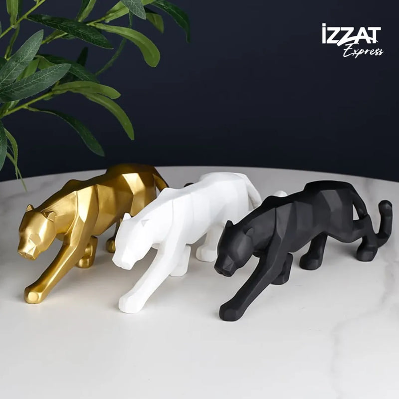 Estátua de Leopardo em Resina - Tazzi