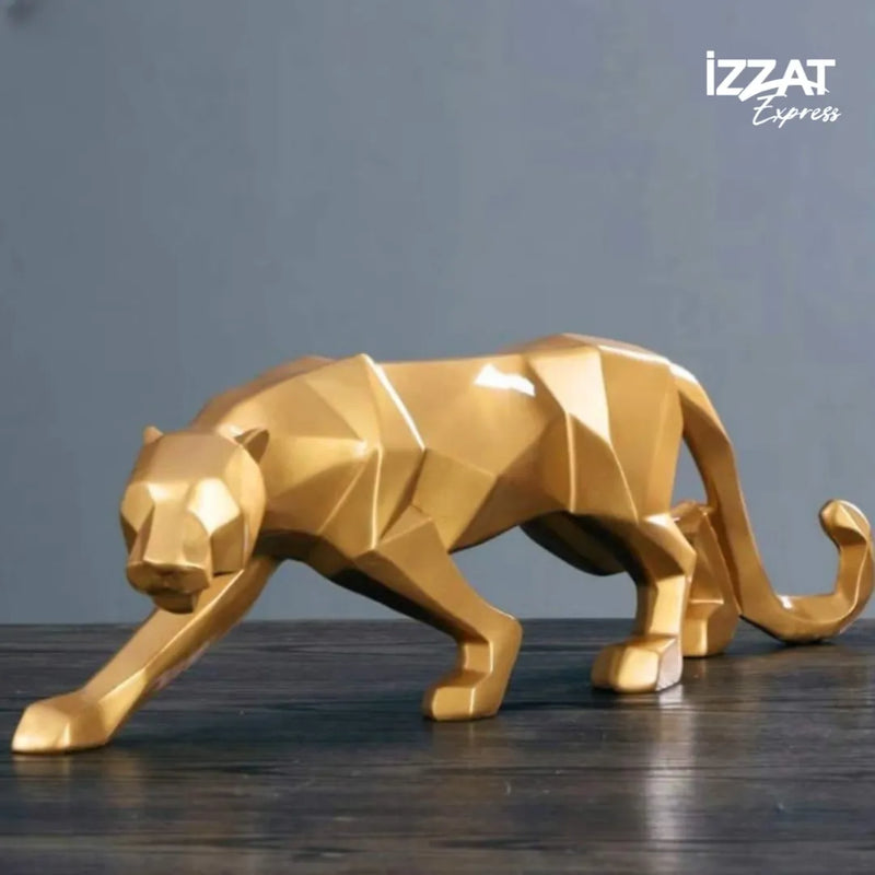 Estátua de Leopardo em Resina - Tazzi