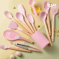 Kit de Utensílios de Cozinha Silicone c/ 14 Peças - Tazzi