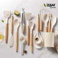 Kit de Utensílios de Cozinha Silicone c/ 14 Peças - Tazzi