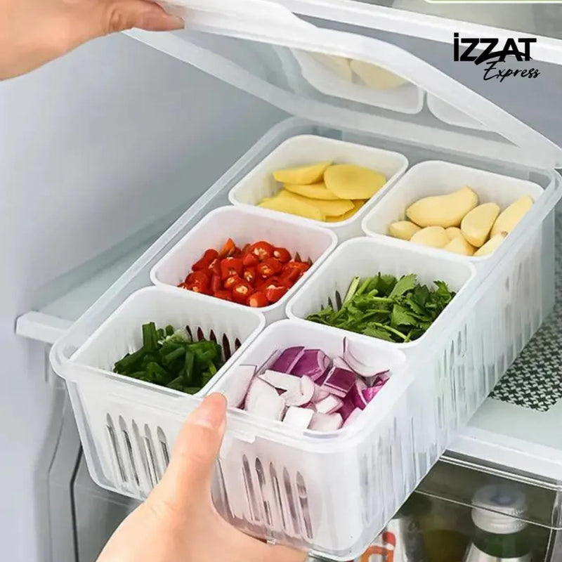 Organizador De Geladeira Com Divisórias - Tazzi