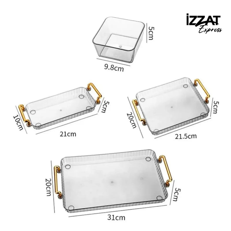 Conjunto de Bandeja e Potes Multifuncional