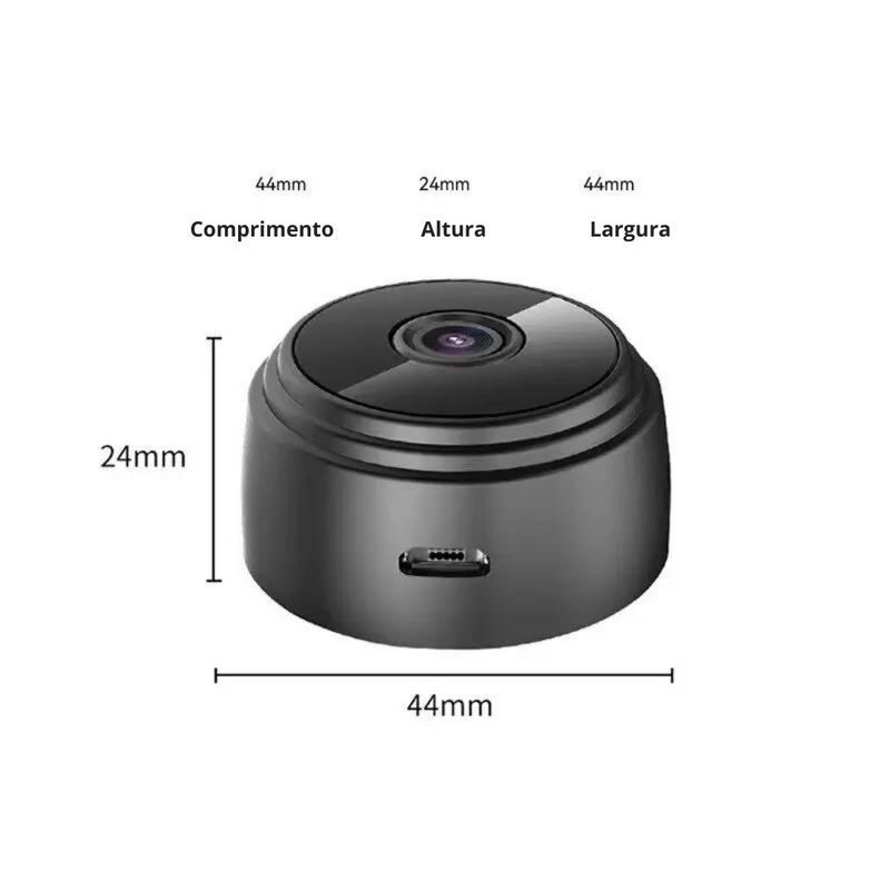 Mini Camera Segurança e Monitoramento - Wifi