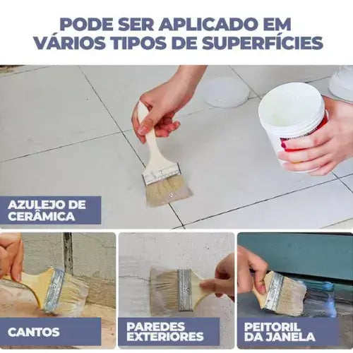 Selante Para Infiltrações e Vazamentos (COMPRE 1 LEVE 2 + PINCEL DE BRINDE)