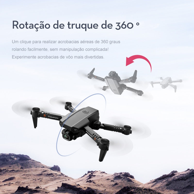 Drone Câmera HD Wifi e GPS Com Suporte Celular/HDPROX4