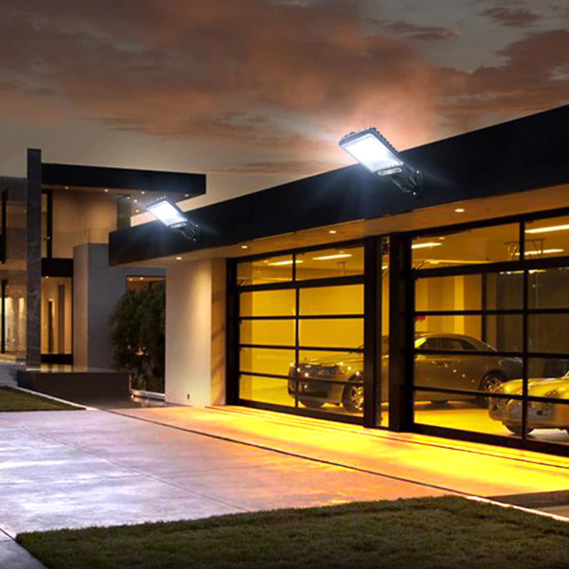 Refletor LED Solar Sustentável com Sensor de Movimento - Frete Grátis