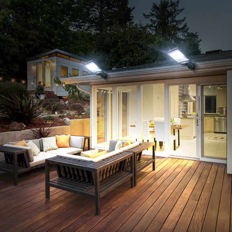Refletor LED Solar Sustentável com Sensor de Movimento - Frete Grátis