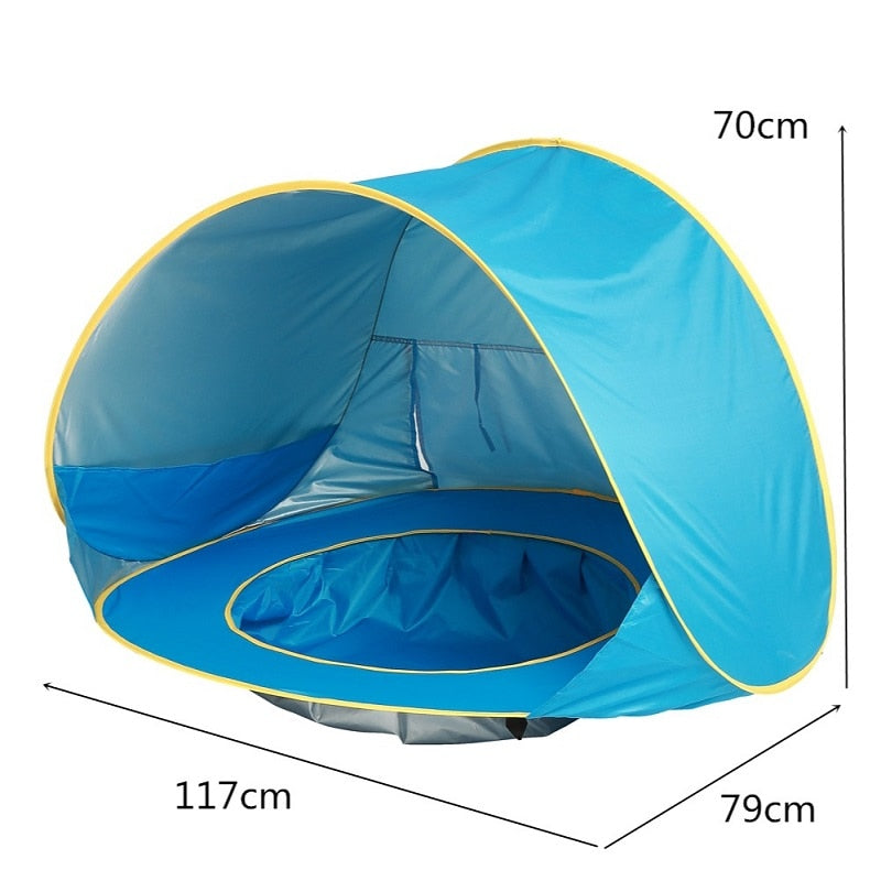 Piscina infantil/ Tenda Bebê Anti-UV Praia e Residência