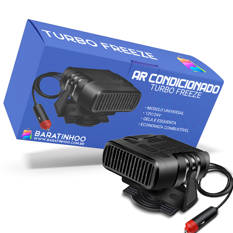 Ar Condicionado Portátil Para Carro 12V / Turbo Freeze